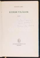 Bernáth Aurél: Kisebb világok. Napló. Bp., 1974. Szépirodalmi. Dedikált! (kissé sérült papír védőbor...