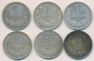 1926-1939. 1P Ag (6x) T:2,3,3-