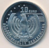 Németország 2011F 10 Ag "125 éves az autó" T:PP Germany 2011F 10 Euro Ag "125th Anniversary - automobile" C:PP