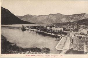 Kotor, Cattaro; Guerre Européenne 1914 / port, ships (EK)