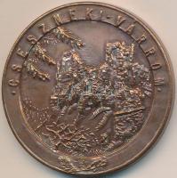 Peternák Gusztáv (1928-) 1983. "Keszthelyi Éremgyűjtő Csoport / Cseszneki Várrom" Br emlékérem T:1-