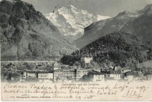 Interlaken und die Jungfrau; Photographie Gabler