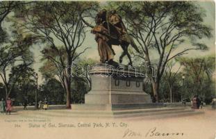 New York City, Central Park; Statue of General Sherman (EK)