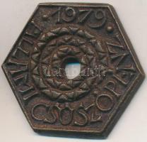 1979. "Állami csúszópénz - Respublica Szentendre" Br gúnyérem T:2