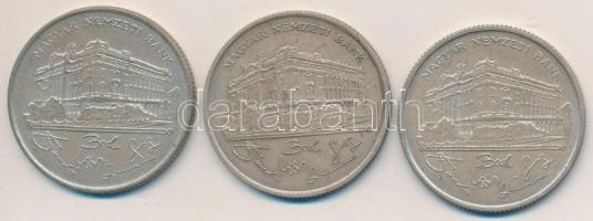 1993. 200Ft Ag "MNB" (3x) T:2,2-
Adamo F13