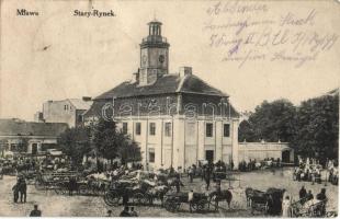 1899 Mlawa, Stary Rynek / market (EK)