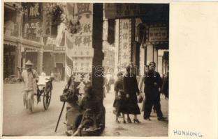 Hong Kong, street, shops
