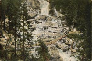 Tátra, Tarpatak vízesés / waterfall, Feitzinger Ede No. 1036.