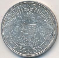 1938. 2P Ag "Madonna" T:2- Unger: 1511., Adamo P7.