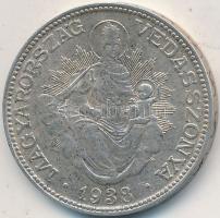 1938. 2P Ag "Madonna" T:2-
Unger: 1511., Adamo P7