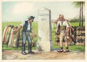 Hungarian irredenta, Trianon 1920 monument s: Köves