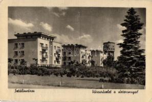 Dunaújváros, Sztálinváros, víztorony, Képzőművészeti Alap kiadása (EK)