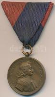 1938. "Felvidéki Emlékérem - II. Rákóczi Ferenc" Br emlékérem nem eredeti mellszalaggal T:2- Hungary 1938. "Commemorative Medal for the Liberation of Upper Hungary" bronse medal with not original ribbon C:VF