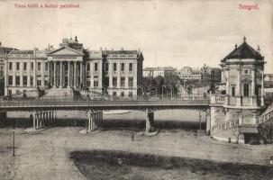 Szeged, Tisza hídfő, Kultúrpalota, kiadja Grünwald Hermann (EK)