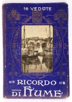 cca 1900 Fiume 16 képet tartalmazó képes füzet / booklet with 16 pictures