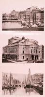 cca 1900 Fiume 16 képet tartalmazó képes füzet / booklet with 16 pictures