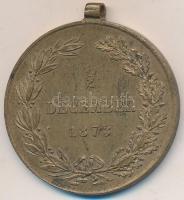 1873. december 2. "Hadiérem" I.Ferenc József Br katonai érdemérem mellszalaggal T:2- Hungary 1873. december 2. "Military Medal" Franz Joseph I Br with ribbon C:VF NMK 231.