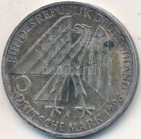 NSZK 1996A 10M Ag "A Kolpingwerk alapításának 150. évfordulója" T:2 GFR 1996A 10M Ag "150th Anniversary of founding - Kolpingwerk" C:XF Krause KM# 188