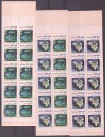 Sea &#8203;&#8203;Life 3 stamp-booklets, Tengeri élővilág 3 bélyegfüzet