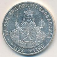 NSZK 1990F 10M Ag "I. Barbarossa Frigyes" T:PP
GFR 1990F 10 Mark Ag "Frederick I Barb...