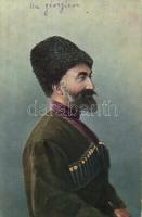 Grúz férfi, kaukázusi folklór Georgian man, Caucasian folklore