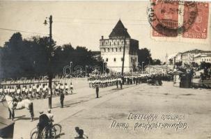 Nizhny Novgorod, Gorky; Soviet square, the parade of athletes