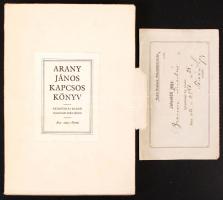 Arany János: Kapcsos könyv - Hasonmás kiadás Egészbőr kötésben, papír tékában