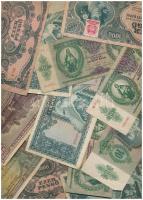 50db vegyes pengő, adópengő bankjegy T:vegyes