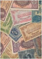 50db vegyes korona, pengő, adópengő, forint bankjegy T:vegyes