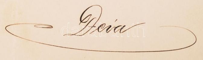 1903 Dévai közkórházi főorvosi kinevezés Hunyad vármegyei főispán aláírásával / Apointment for head ...