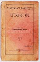 Szentgyörgyi Dénes(szerk.): Marosvásárhelyi lexikon. Marosvásárhely, 1912, Adi Árpád Kossuth-Könyvnyomdája. Kiadói papírkötés, gerincnél kissé szakadt, viseltes állapotban.