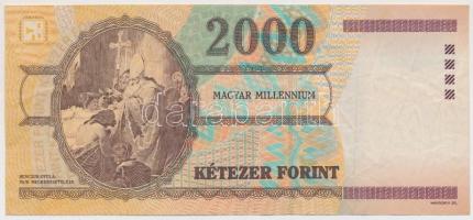 2000. 2000Ft "Millennium" T:III