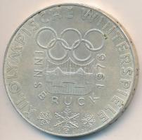 Ausztria 1974. 100Sch Ag "XII. téli olimpia - Innsbruck 1976." T:2 
Austria 1974. 100 Schi...