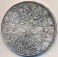 Ausztria 1973. 50Sch Ag "Theodor Körner" T:2 Austria 1973. 50 Schilling Ag "Theodor Körner" C:XF