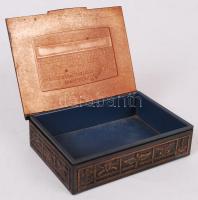 "Emlékül a szocialista haza fegyveres szolgálatáért a népközt. honvédelmi miniszterétől" fém-doboz domborművel, 9×12 cm