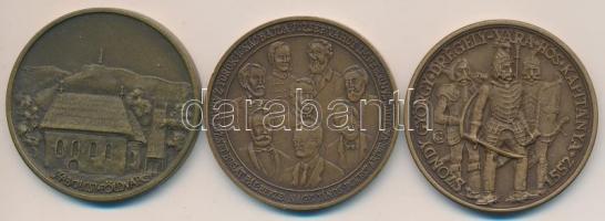 1984. "A Gyöngyösi Gimnázium fennállásának 350. évfordulójára" Br emlékérem (42,5mm) + Tót...