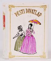 Vachot Imre: Pesti Divatlap. Bp., 1974, Minerva. Minikönyv, 64. sorszámozott példány, kiadói aranyozott műbőr kötés, gerincnél sérült, kissé kopottas állapotban.