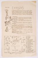 1936 Meghívó a komáromi gimnáziumban rendezett cserkészbálra