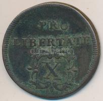 1705. X Poltura "II. Rákóczi Ferenc" (8.67g) T:2- hajlás
Huszár: 1535., Unger II.: 1133.a