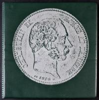 Vegyes fémpénz gyűjtemény albumba rendezve, közte néhány ezüst T:vegyes