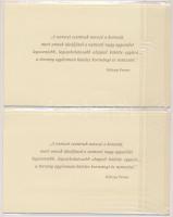 2000. 2000Ft "Millennium" (4x) egymásutáni sorszámmal, eredeti díszcsomagolásban, tájékozt...