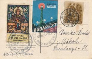 1938 Szent István, első magyar királyi megdicsőülésének 900 éves jubileuma, Budapest So. Stpl