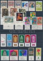 26 stamps with full sets 2 steckboards, 26 db bélyeg, közte teljes sorokkal 2 stecklapon