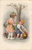 Children and flowers, Gyerekek virágokkal