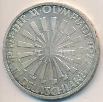 NSZK 1972F 10M Ag "Olimpia / Spirál" T:2
GFR 1972F 10 Mark Ag "Olymic Games Munich / ...