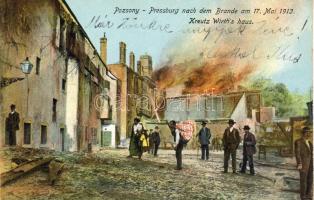 Pozsony nach dem Brande