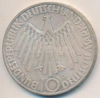 NSZK 1972D 10M Ag "Olimpia / Spirál" T:2 GFR 1972D 10 Mark Ag "Olymic Games Munich / Spiral" C:XF