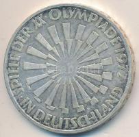 NSZK 1972G 10M Ag "Olimpia / Spirál" T:2
GFR 1972G 10 Mark Ag "Olymic Games Munich / ...