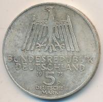 NSZK 1971D 5M Ag "Dürer" T:2 GFR 1971D 5 Mark Ag "Dürer" C:XF