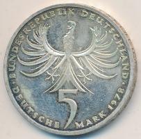 NSZK 1978F 5M Ag "Balthasar Neumann" T:exPP GFR 1978F 5 Mark "Death of Balthasar Neumann" C:exPP